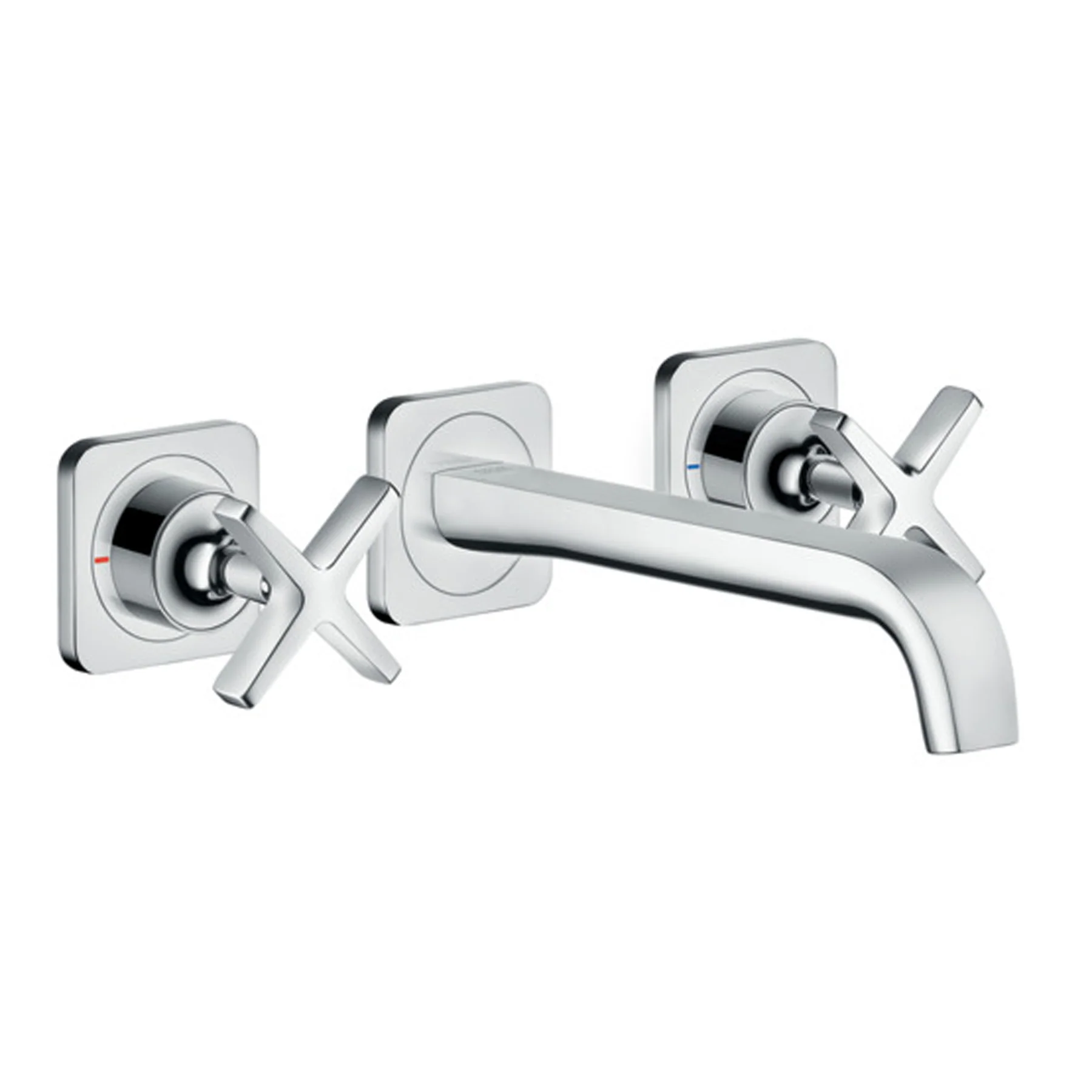 Axor Citterio E Finish set for wall mounted 2-handle basin mixer, Chrome 36107.000
