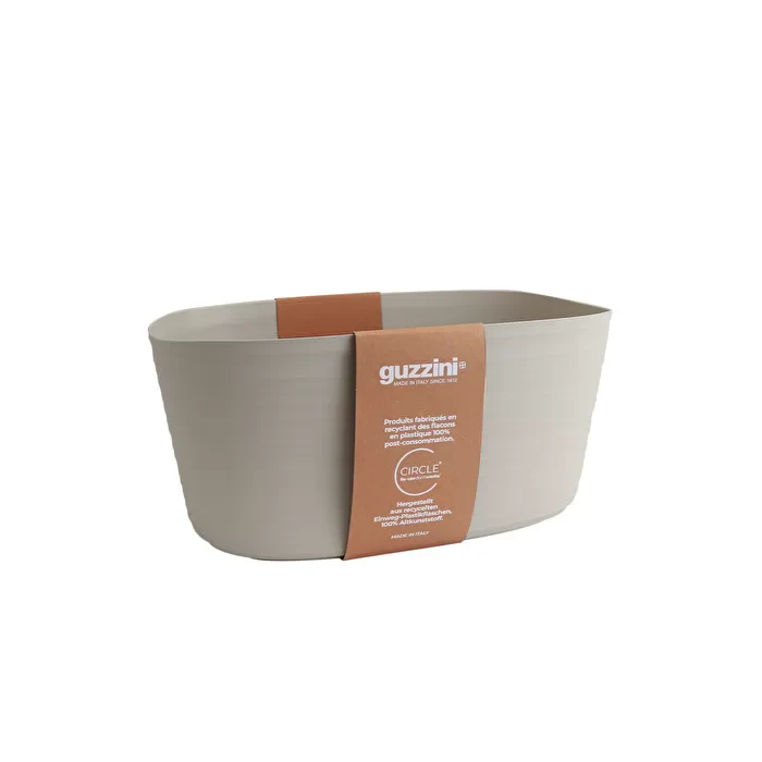 Guzzini Tierra plant pot holder 15.4x29.2 cm milk white - Image 2