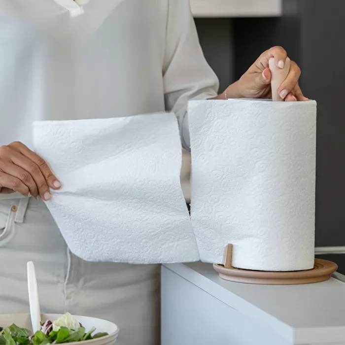 Guzzini Tierra 'roll&tear'' universal kitchen roll holder taupe - Image 5