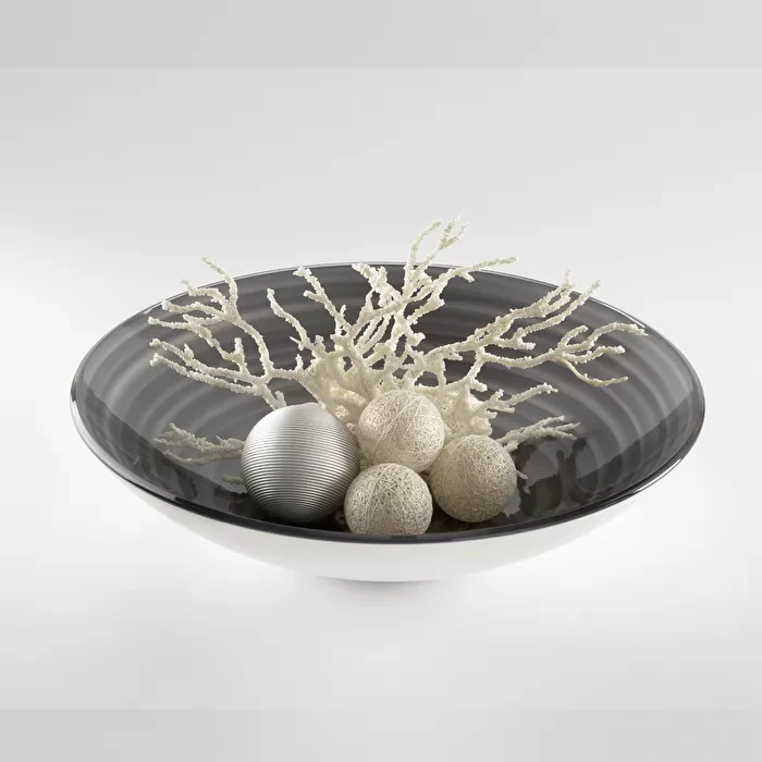 Guzzini Twist centerpiece/bowl Ø37x8.5 sky grey - Image 2