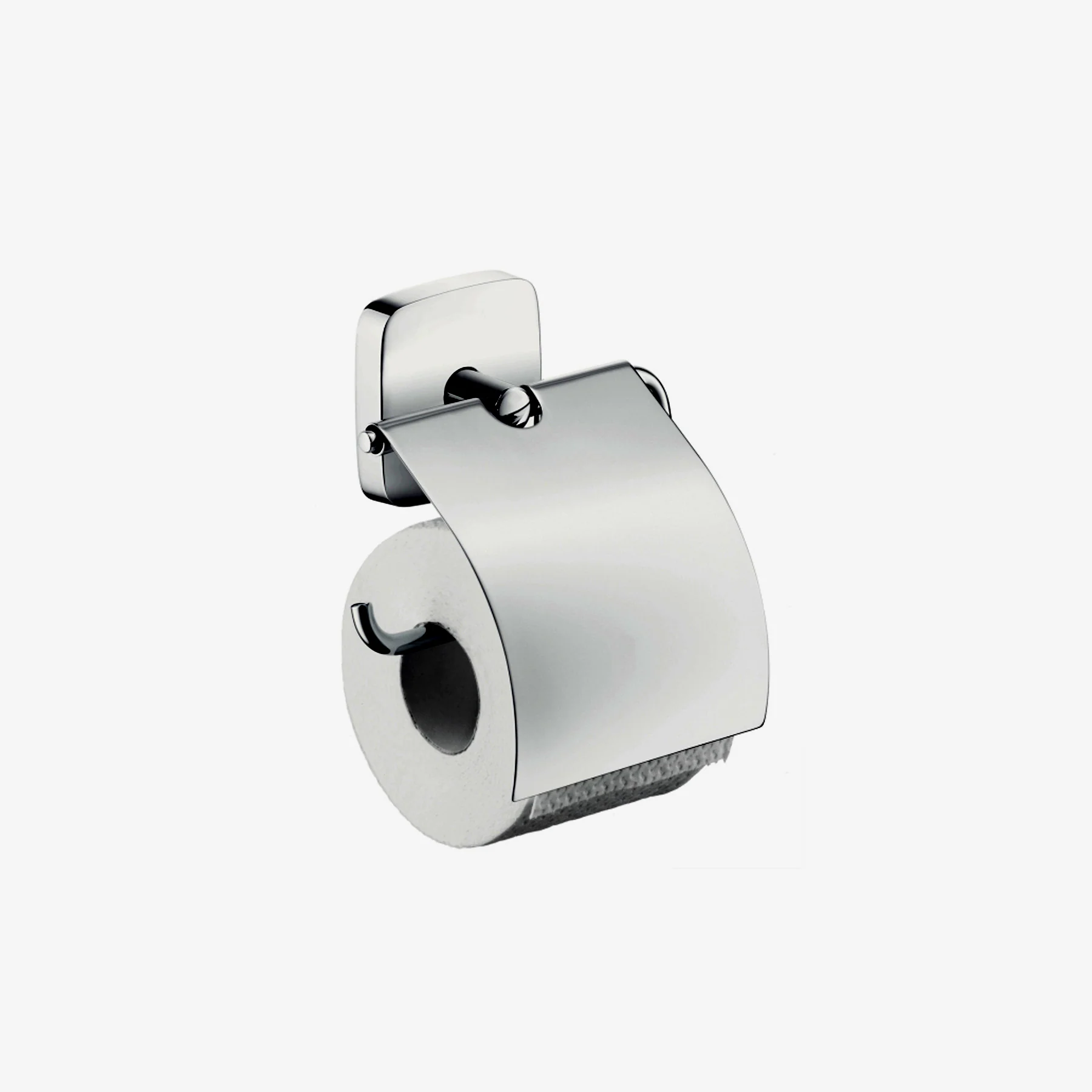 Hansgrohe Pura Vida Roll holder with lid 41508.000 - Image 2