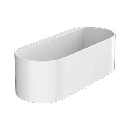 Hansgrohe Wallstoris storage basket deep weiss 27912.700 - Image 2