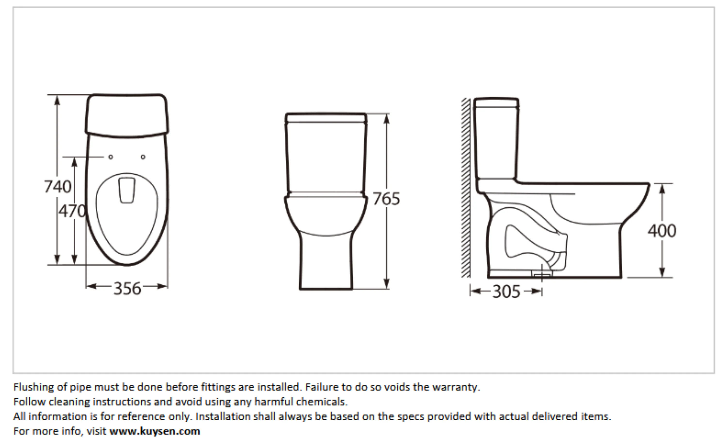 Roca Debba 2-piece (single flush 4.5L) A34899000C - Image 3