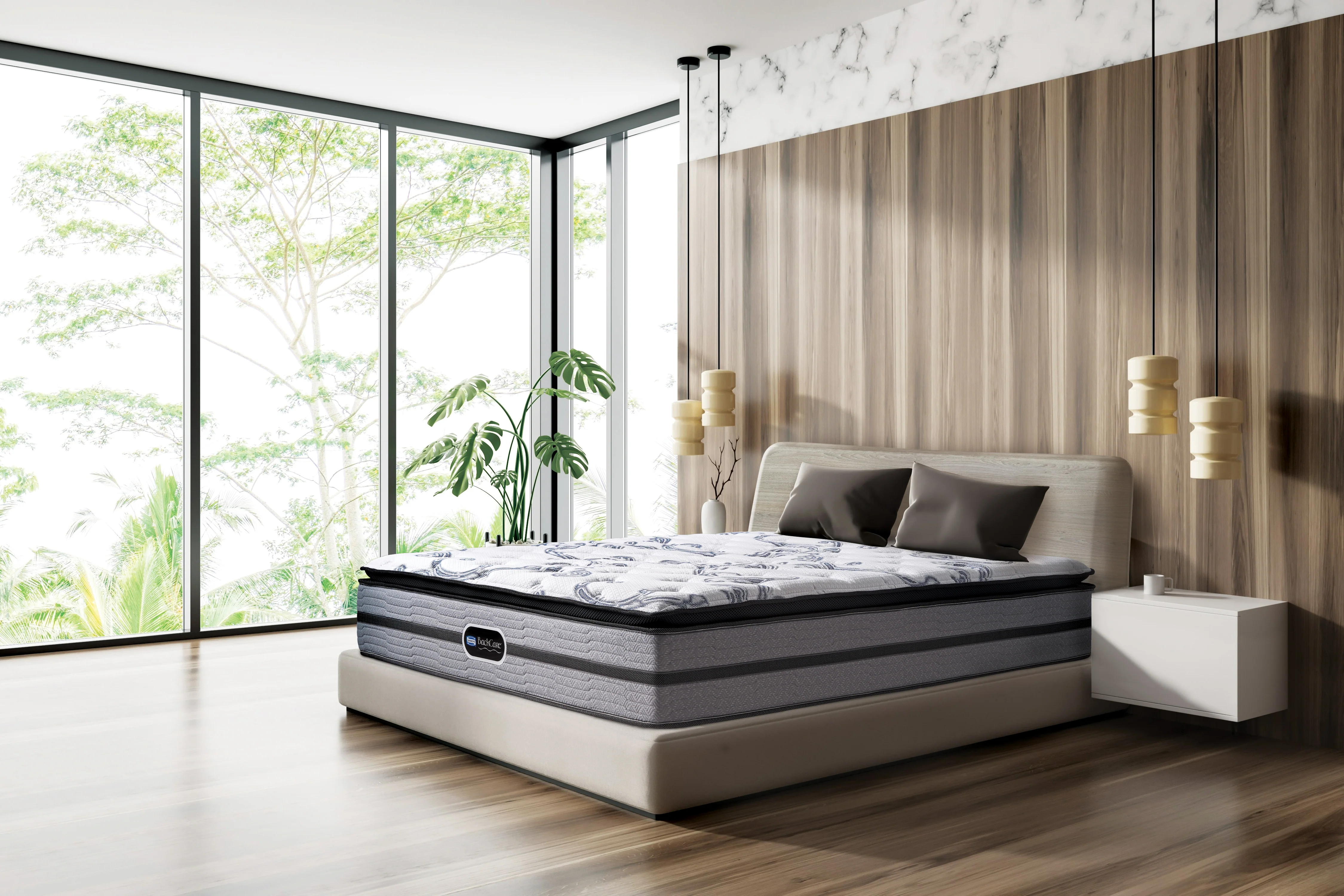 Simmons BackCare Luxury American Queen 152 x 203 x 32cm BCL52SPNF3JE - Image 2
