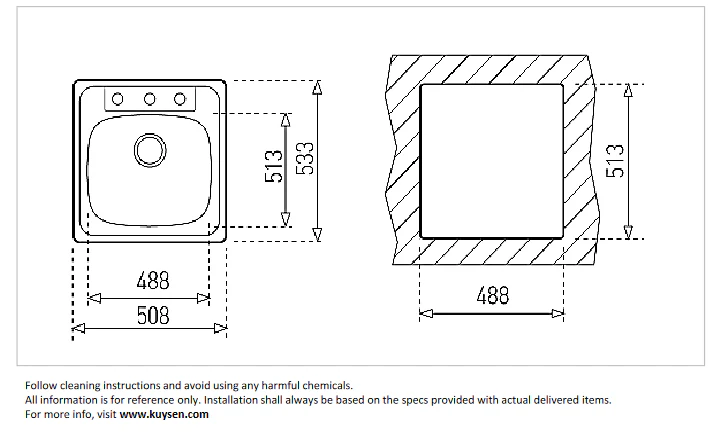 TEKA America 20.21.1B.1H Inlay Sink 4013.6000 - Image 3